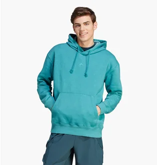 Худи мужское Adidas All Szn Garment-Wash Turquoise IB4074