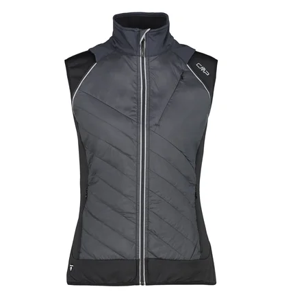 Куртка женская CMP Jacket With Detachable S Black 30A2276-U423