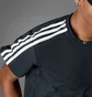 Футболка чоловіча Adidas Own The Run 3-Stripes Tee Black IQ3834
