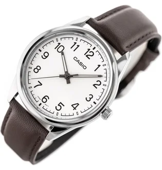Часы мужские Casio Enticer Analog Dial Leather Strap MTP-V005L-7B4UDF