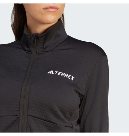 Олимпийка женская Adidas Terrex Multi Light Fleece Full-Zip Jacket Black IB1814