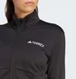 Олимпийка женская Adidas Terrex Multi Light Fleece Full-Zip Jacket Black IB1814