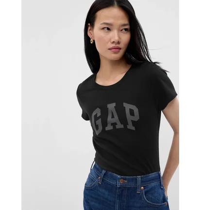 Футболка женская Gap Ss Clsc Tee Black 268820-11