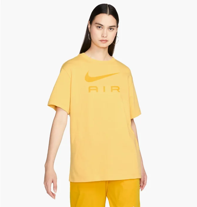 Футболка женская Nike Nsw Tee Air Bf Yellow DX7918-795