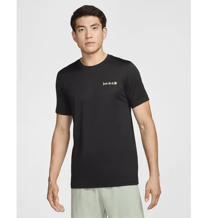 Футболка чоловіча Nike Dri-Fit Fitness T-Shirt Black FZ8044-010