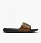 Тапочки жіночі Nike Womens Print Slides Black/Orange Cn9676-010