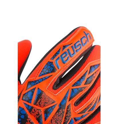Перчатки вратарские детские Reusch Attrakt Infinity Nc Junior Orange/Black 5472725-2211