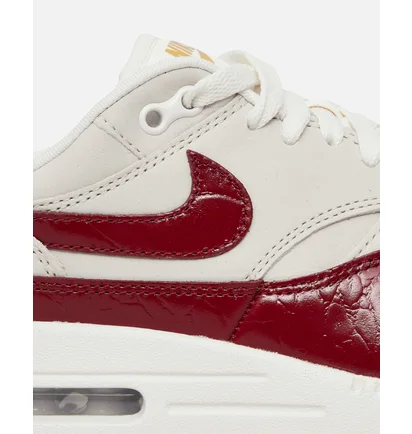 Кросівки жіночі Nike Air Max 1 Sneakers Sail White/Red FJ3169-100