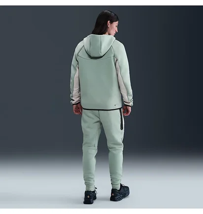 Толстовка мужская Nike Tech Fleece Fz Wr Olive/White HV0949-020