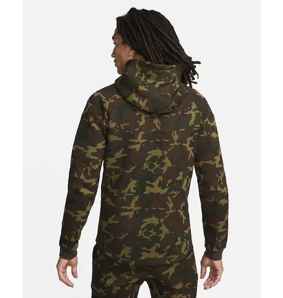 Толстовка чоловіча Nike Sportswear Tech Fleece Og Windrunner Camo/Green FN3929-355