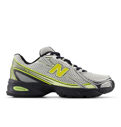 Кроссовки унисекс женские New Balance 740 Phantom Firefly Grey/Yellow U740FR2