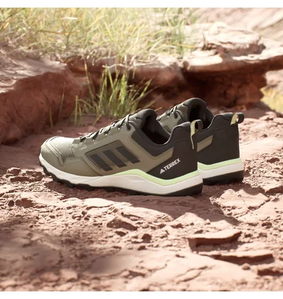 Кросівки унісекс Adidas Tracerocker 2.0 Trail Running Shoes Olive/Black IF0379