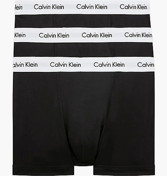 Трусы мужские Calvin Klein Low Rise Trunk Black U2664G-001