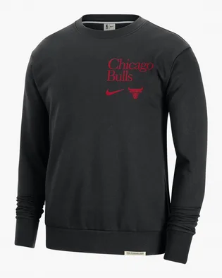 Лонгслив мужской Nike Dri-Fit Nba Chicago Bulls Standard Issue Black FD8649-010