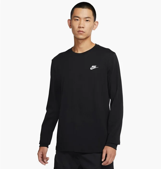 Лонгслів чоловічий Nike Sportswear Black AR5193-010