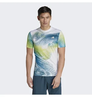 Футболка мужская Adidas Tennis Printed Aeroready Freelift Pro Multi IK7110