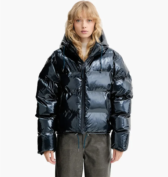 Пуховик унисекс Rains W Alta Puffer Blue 15150