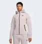 Толстовка жіноча Nike Sportswear Tech Fleece Windrunner Pink FB8338-019