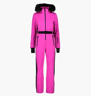 Комбінезон жіночий CMP Suit Zip Hood Softshell Pink 34W4456F-B818