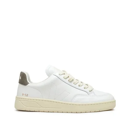Кроссовки женские Veja V-12 Stitch Ot Leather White 24623849