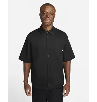 Рубашка мужская Nike Club Btn Dwn Wvn Ss Top Black DX0898-010