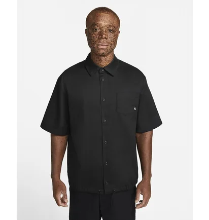 Сорочка чоловіча Nike Club Btn Dwn Wvn Ss Top Black DX0898-010