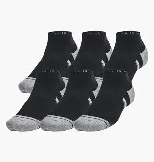Носки унисекс Under Armour Perf Tech 6Pk Low Black 1386244-001