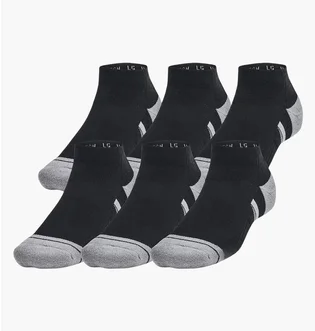 Шкарпетки унісекс Under Armour Perf Tech 6Pk Low Black 1386244-001