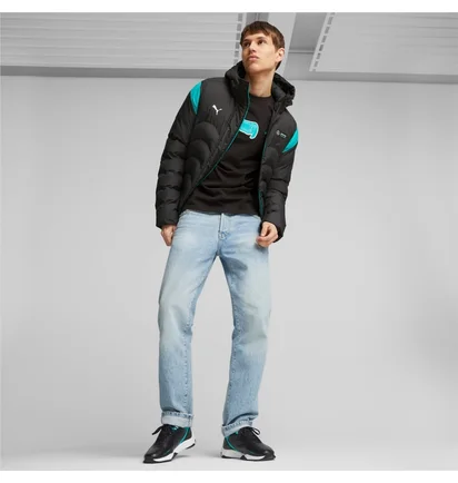 Пуховик мужской Puma Mercedes-Amg Petronas Mt7 Ecolite Black 621146-01