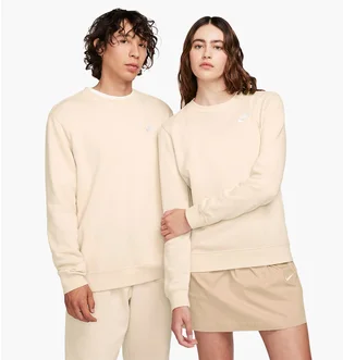Свитшот женский Nike Sportswear Club Fleece WomenS Crew-Neck Sweatshirt Beige DQ5473-126
