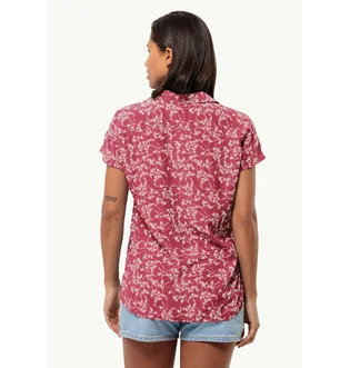 Рубашка женская Jack Wolfskin Sommerwiese Red 1404051-8776