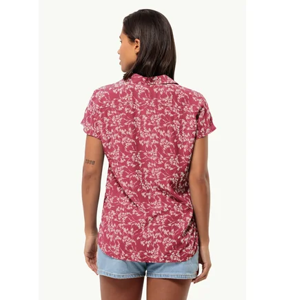 Сорочка жіноча Jack Wolfskin Sommerwiese Red 1404051-8776