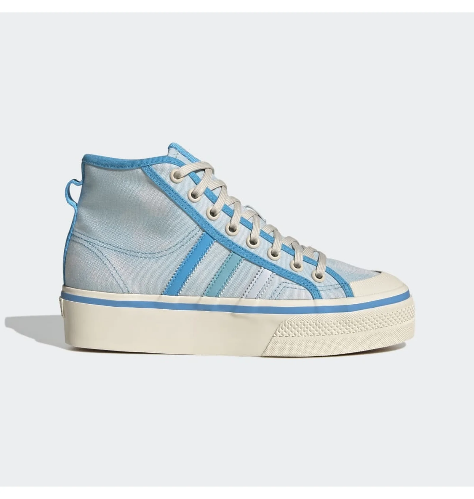 ᐉ Кросівки жіночі Adidas Nizza Platform Mid Shoes Light Blue