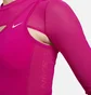 Топ женский Nike Pro Long-Sleeve Cropped Top Pink FB5683-615