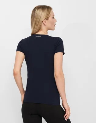 Футболка жіноча Kappa Mezza Manica Girocollo Blue K2501-BLUNAVY
