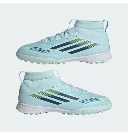 Сороконожки детские Adidas F50 Sparkfusion League Light Blue JR1829