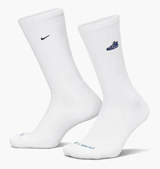 Носки унисекс Nike Everyday Plus Cush Crew White (1 пара) FQ0326-100