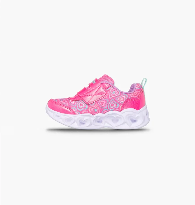 Кросівки дитячі Skechers Heart Lights Multi/Pink 303258N-HPMT