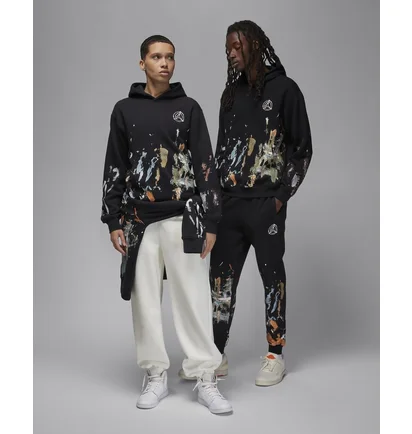 Худи унисекс Air Jordan Artist Series By Jammie Holmes Fleece Pullover Hoodie Black FD7393-010