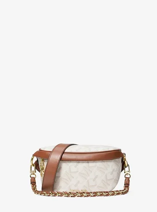 Сумка жіноча Michael Kors Slater Extra-Small Empire Signature Logo Sling Pack Beige 30H3G04M0B-VANILLA-LUGGAGE-78823
