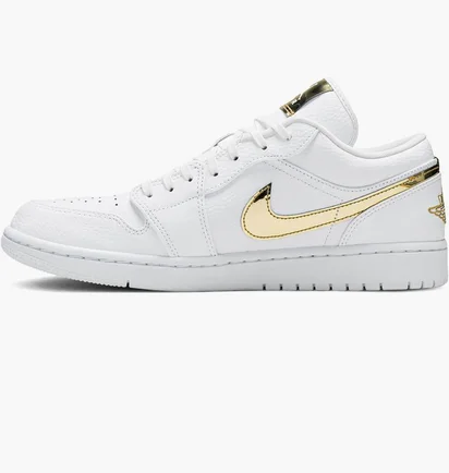 Кросівки жіночі Air Jordan 1 Retro Low White CZ4776-100