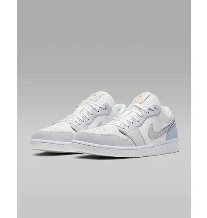 Кроссовки мужские Air Jordan 1 Low White/Grey CV3043-100