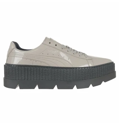 Кроссовки женские Puma X Fenty Rihanna Pointy Creeper Patent Beige 366270-02