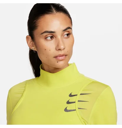 Лонгслів жіночий Nike W Run Dvn Dri-Fitadv Ls Top Yellow FB7807-344