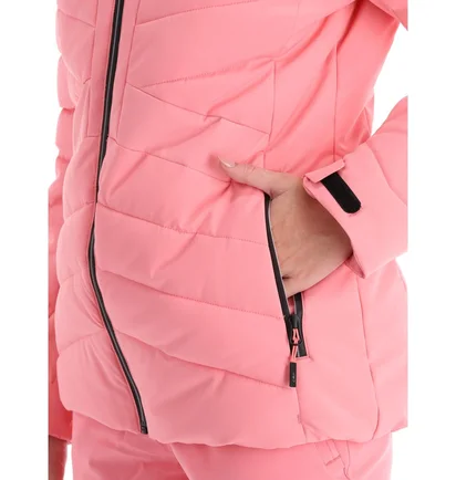 Куртка женская CMP Jacket Zip Hood Pink 33W0716-B634