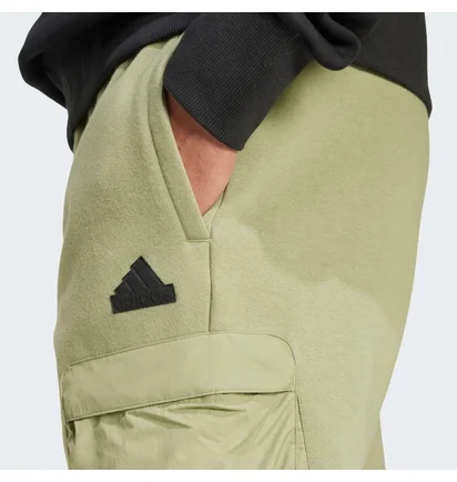 Штаны мужские Adidas City Escape Fleece Olive IV7419