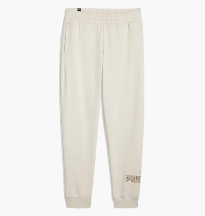 Штаны женские Puma Ess+ Animal Pants Fl Beige 681496-87