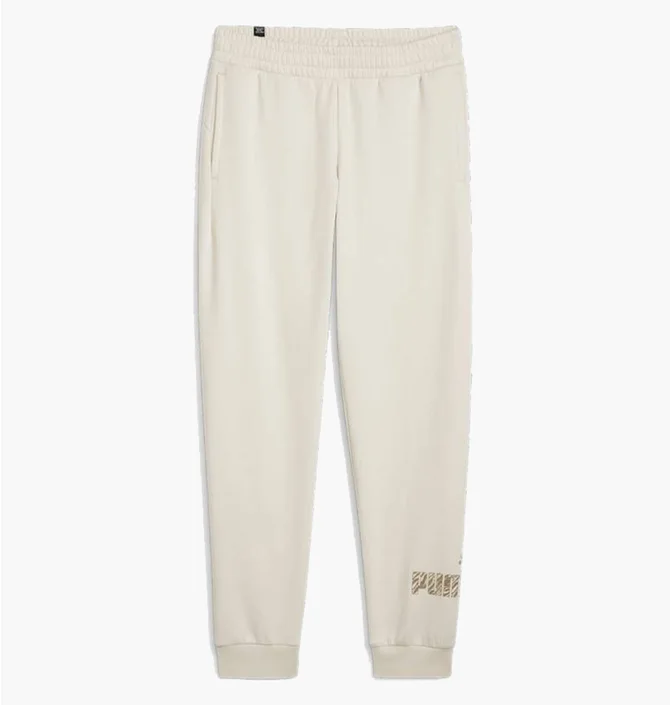 Штаны женские Puma Ess+ Animal Pants Fl Beige 681496-87