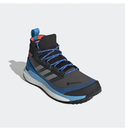 Кросівки чоловічі Adidas Terrex Free Hiker Gore-Tex Hiking Shoes Black/Blue Gz0356
