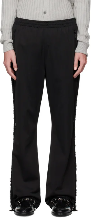 Штаны мужские Needles Fringe Boot Black OT199-D